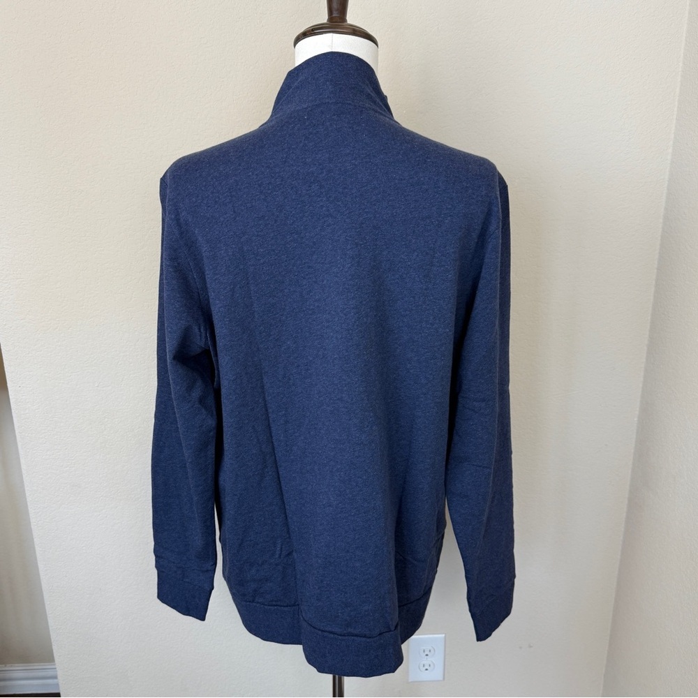 NWT - Criquet Mens 1/4 Zip Pull Over Sweater | XL | Navy - Picture 5 of 8